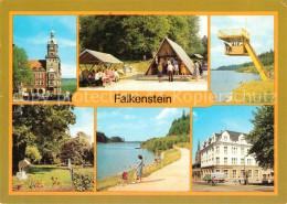 73183048 Falkenstein Vogtland Rathaus Talsperre Schlossfelsen Park Haus Der Lehr - Falkenstein (Vogtland)