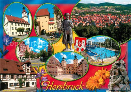 73183034 Hersbruck Rathaus Spitalturm Markt Museum Freibad Therme Schloss Stadtp - Hersbruck