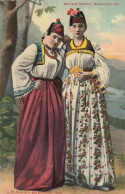 Bosnia - Bosnian Muslim Girls In Traditional Costume Ca.1910 - Bosnie-Herzegovine