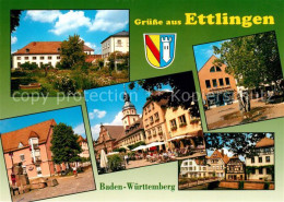 73182796 Ettlingen Park Rathaus Ortsmotive Ettlingen - Ettlingen