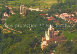 73182635 Bad Koesen Rudelsburg Und Burg Saaleck Fliegeraufnahme Bad Koesen - Bad Koesen