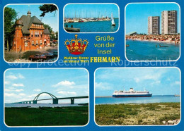 73182350 Fehmarn Hafen Hochhaeuser Faehre Bruecke Fehmarn - Fehmarn