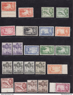 1938-48 CAYMAN ISLANDS, SG 115/126a  Set Of 14+9 Values Different Colours And Pe - Altri & Non Classificati