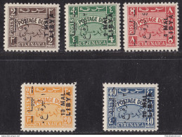 1951 LIBIA Emissione Per La TRIPOLITANIA, Tasse N° 8/12  MNH/** - Otros & Sin Clasificación