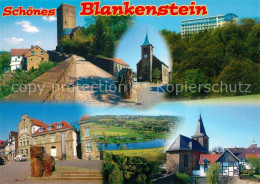 73181792 Blankenstein Ruhr Burg Turm Stadtmauer Kirche Platz Landschaftspanorama - Hattingen