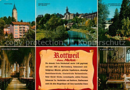 73181724 Rottweil Neckar Hochturm Neckarpartie Hochbruecke Mit Stadtgarten Heili - Rottweil
