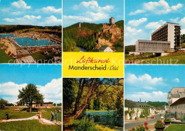 73181678 Manderscheid Eifel Ober Unterburg Eifelsanatorium Schwimmbad Burgweiher - Manderscheid