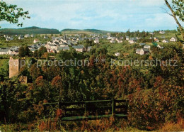 73181661 Manderscheid Eifel Panorama Oberburg Manderscheid Eifel - Manderscheid