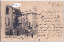 ARCIS-SUR-AUBE- L HOTEL DE VILLE- ATTELAGE- CARTE PIONNIERE - Arcis Sur Aube