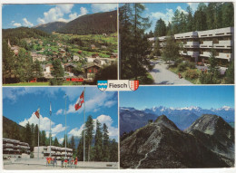 Fiesch, Wallis - Feriendorf, Eggishorn, Fiesch - Münstertal, Tschierv - (Suisse/Schweiz) - Zug/Train/Tren/Trein - Fiesch