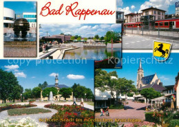 73181606 Bad Rappenau Stadtkirche Bahnhof Stadtbrunnen Kurpark Salinenamtsgebaeu - Bad Rappenau