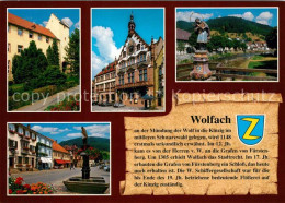 73181489 Wolfach Schloss Rathaus St Nepomuk Hauptstr Mit Stadtbrunnen Wolfach - Wolfach