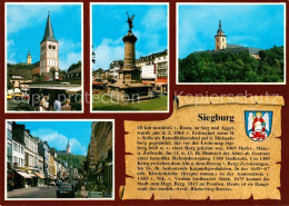 73181430 Siegburg St Servatius Marktplatz Mit Kriegerdenkmal Abtei Auf Dem Micha - Siegburg