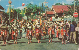 TRINIDAD - CARNIVAL - WORSHIPERS OF DAGAN - PUB. BY FUNG, PORT OF SPAIN - GOOD FRANKING - 1955 - Trinidad