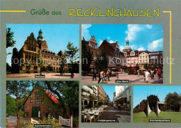 73181231 Recklinghausen Westfalen Rathaus Alter Markt Kenkmannshof Fussgaengerzo - Recklinghausen