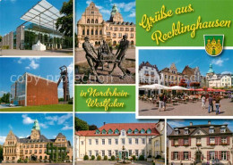 73181221 Recklinghausen Westfalen Marktplatz Denkmal Rathaus Amtsgericht Recklin - Recklinghausen