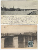 OUGREE : Le Pont - Lot De 2 CP (1901-1928) - Seraing