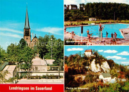 73180991 Lendringsen Sauerland Kath Kirche Warmwasserfreibad Partie Im Hoennetal - Menden