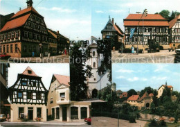 73180803 Sinsheim Elsenz Altstadt Fachwerkhaeuser Turm Sinsheim Elsenz - Sinsheim