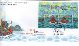 Hong Kong 2001 Joint Issue With Australia FDC - FDC