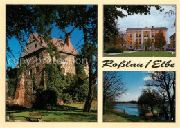 73180508 Rosslau Elbe Burg Rathaus Elbwiesen  Rosslau Elbe - Dessau