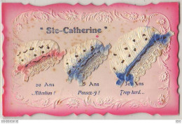 N°11201 - Carte Fantaisie - Sainte Catherine - 3 Bonnets - Sainte-Catherine