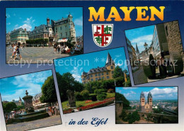 73179929 Mayen Marktplatz Kirche Burg Mayen - Mayen