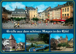 73179928 Mayen Rathaus Marktplatz Schwimmbad Burg Mayen - Mayen