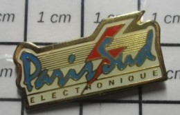 812c Pin's Pins / Beau Et Rare / MARQUES / PARIS SUD ELECTRONIQUE - Schiffahrt