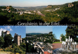 73179348 Gerolstein Brunnenplatz Kasselburg Panoramen Gerolstein - Gerolstein