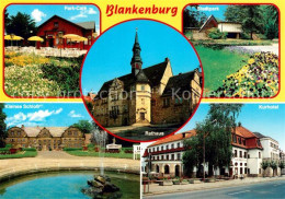 73179278 Blankenburg Harz Parkcafe Schloss Rathaus Stadtpark Kurhotel Blankenbur - Blankenburg