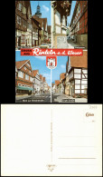 Rinteln Mehrbild-AK Mit Enge Straße, Wallgasse, Weserstraße 1974 - Rinteln