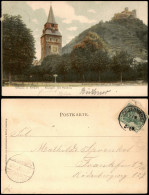 Ansichtskarte Braubach Stadtpartie, Marksburg - Colorierte AK 1903 - Braubach