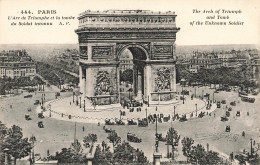 FRANCE - Paris - Vue Sur L'Arc De Triomphe Et La Tombe Du Soldat Inconnu - A P - Animé - Carte Postale Ancienne - Triumphbogen