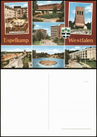 Espelkamp Mehrbild-AK Mit Waldfreibad, Straßen, Hallenbad, Kirche 1990 - Espelkamp