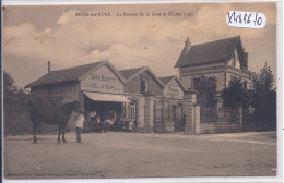 ARCIS-SUR-AUBE- LA BUVETTE DE LA GARE ET L USINE A GAZ - Arcis Sur Aube