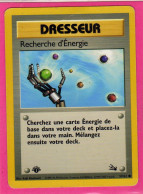 Carte Pokemon Francaise 1995 Wizards Fossile 59/62 Recherche D'energie Neuve Edition 1 - Wizards