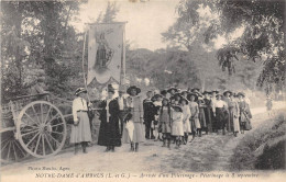 47-NOTRE-DAME-D'AMBRUS- ARRIVEE D'UN PELERINAGE, PELERINAGE LE 8 SEPTEMBRE - Altri & Non Classificati