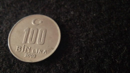 TÜRKİYE - 2003-    100 BİN  LİRA - Turquie