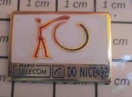 715B Pin's Pins / Belle Qualité Et Rare  /  FRANCE TELECOM : DO NICE 92 - France Telecom