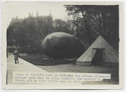 FRANCE PHOTO PARIS DE FORTIFIE POUR SE DEFENDRE DES AVIONS ALLEMANDS DANS LA VILLE  LUMIERE PARIS - Sonstige & Ohne Zuordnung