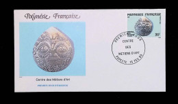 CL, FDC, 1 Er Jour, Polynésie Française, Papeete, 15 Fev. 89, Centre Des Métiers D'Art - Covers & Documents