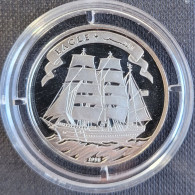Somalia Silver 5000 Shilling 1998. KM-89. Tall Ship - Eagle. PROOF - Somalië