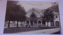 73  CLUSES PLACE DE L EGLISE 1919 - Autres & Non Classés