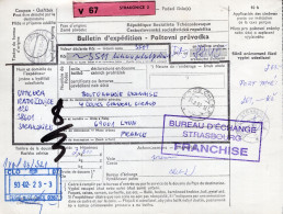 Repubblica Ceca (1993) - Bollettino Pacchi Per La Francia - Brieven En Documenten