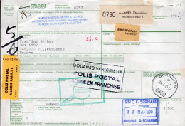 Austria (1990) - Bollettino Pacchi Per La Francia - Covers & Documents