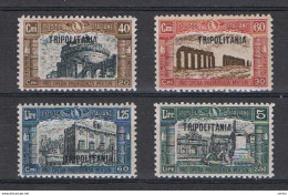 TRIPOLITANIA:  1927  MILIZIA  I°  -  S. CPL. 4  VAL. N. -  SASS. 39/42 - Tripolitaine