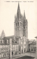 FRANCE - Caen - Vue Générale De L'église Saint Etienne - Façade - Vue Latérale - Carte Postale Ancienne - Caen