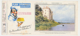 Buvard 23.1 X 10.4 FLAN LYONNAIS Série B N° 20 Châteaux De La Loire Château De Monsoreau - Caramelle & Dolci