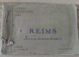 Recceuil De Vues - Reims Après Le Bombardement - Guerre Européenne 1914 - M. Lavergne - Album Artistique - Oorlog 1914-18